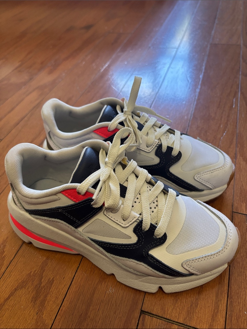 Under Armour White Navy Pink Athletic Sneakers